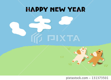 2026年馬年新年賀卡（橫向） 131373501