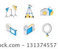 collection photography equipment softbox lights tripod cameras ring light comprehensive setup 131374557