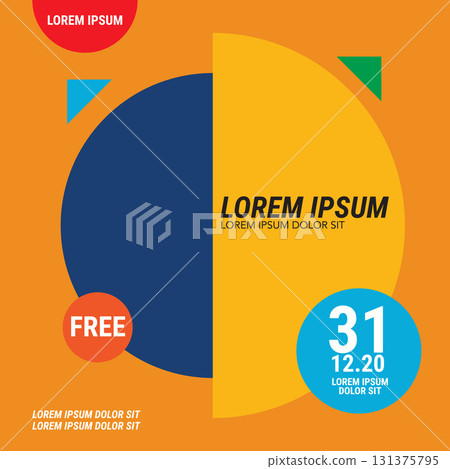Abstract background template. Business Flyers infographic magazine poster. 131375795