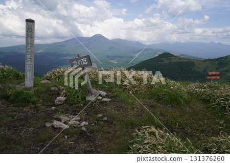 霧峰、山彥嶺的蓮華杜鵑、北之耳峰，背景為蓼科山，2025年6月19日 131376260