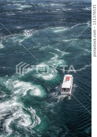 Minamiawaji City, Hyogo Prefecture - Scenery of the Naruto Bridge and whirlpools 131376535