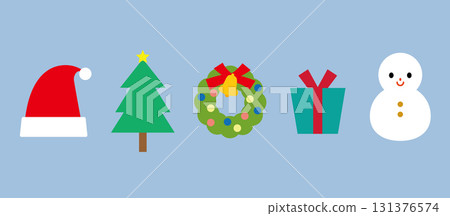 簡單的聖誕圖示集 簡單的聖誕圖示集 131376574