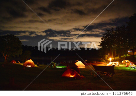 Night campsite Night campsite 131376645