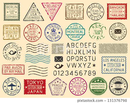 Vintage Travel Stamps Grunge Postage Stamp Set. Old Destination Post Stamp Collection. Retro Grunge Postmark. Vintage Grunge Postage Stamp. Postal Vector Illustration Image. Isolated On Background. Vintage Travel Stamps Grunge Postage Stamp Set. Old Destination Post Stamp Collection. Retro Grunge Postmark. Vintage Grunge Postage Stamp. Postal Vector Illustration Image. Isolated On Background. 131376798