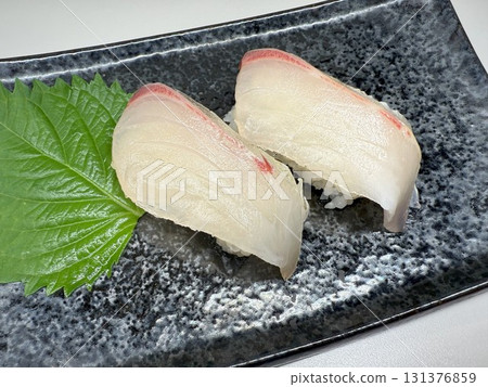Striped jack nigiri sushi Striped jack nigiri sushi 131376859