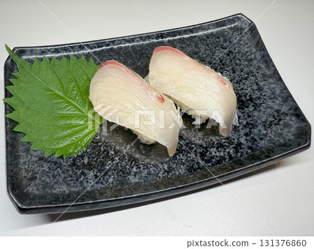 Striped jack nigiri sushi Striped jack nigiri sushi 131376860