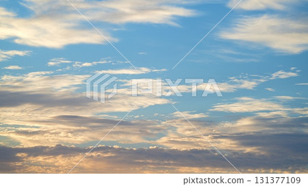 Morning clouds, sunrise 131377109