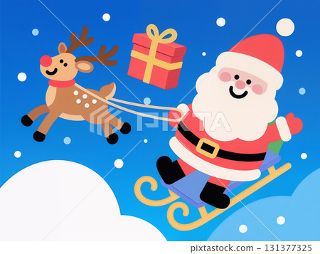 分發禮物聖誕老人 分發禮物聖誕老人 131377325