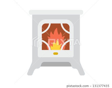 Fireplace icon illustration Fireplace icon illustration 131377435