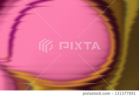 Pink Yellow Purple Glitch Background Abstract Ripple Gradient Circle Texture Art 131377891