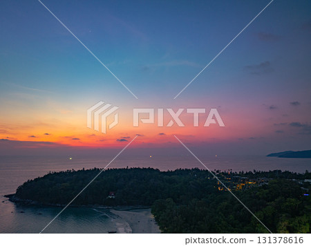 The beauty of the sky was mesmerizing in quite sunset. The beauty of the sky was mesmerizing in quite sunset. 131378616