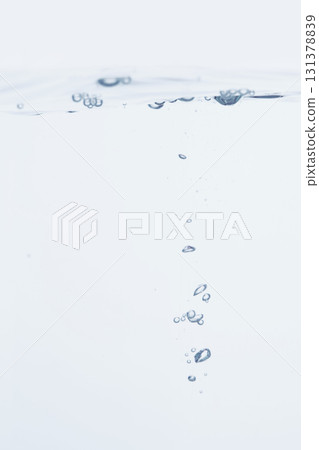 Air bubbles and foam in the water and the water surface 131378839