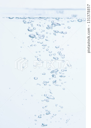 Air bubbles and foam in the water and the water surface Air bubbles and foam in the water and the water surface 131378857