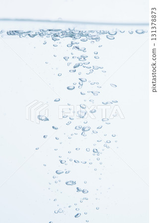 Air bubbles and foam in the water and the water surface 131378873