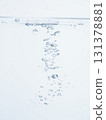 Air bubbles and foam in the water and the water surface 131378881