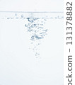 Air bubbles and foam in the water and the water surface 131378882
