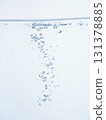 Air bubbles and foam in the water and the water surface 131378885
