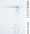 Air bubbles and foam in the water and the water surface 131378886
