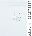Air bubbles and foam in the water and the water surface 131378887