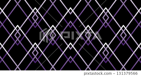 Magical gradient purple black geometry border 131379566