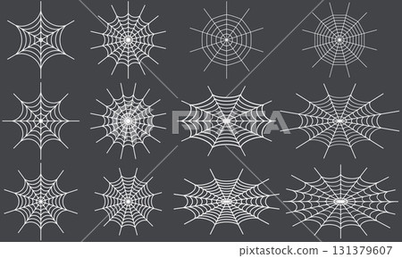 Symmetrical spider web material set 131379607