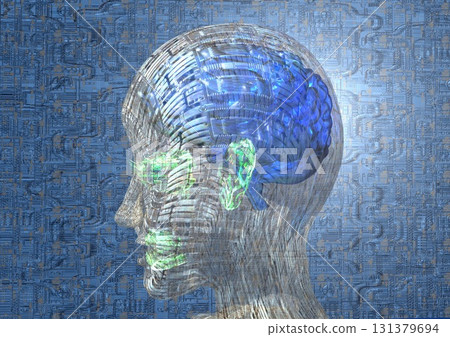 AI人工智能機器人android技術（3DCG圖像） 131379694