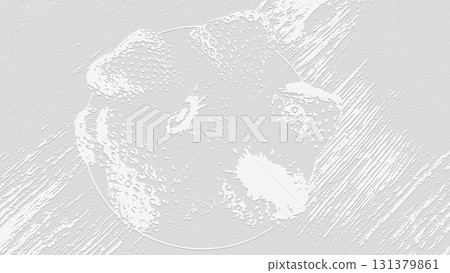 Gray white abstract wall with strawberry pattern Gray white abstract wall with strawberry pattern 131379861