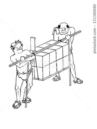 兩個抬轎子的男人（第一部分） 131380080