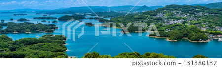 從天海峰眺望九十九島全景[長崎縣佐世保市] 131380137