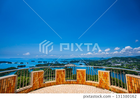 View of the Kujukushima Islands from Tenkaiho [Sasebo City, Nagasaki Prefecture] 131380162