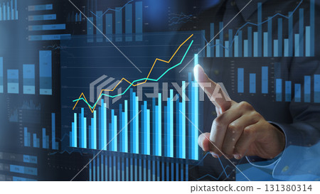 Business performance analysis to ensure strategic growth goals are met. Tap the charts on the analytics dashboard. Business performance analysis to ensure strategic growth goals are met. Tap the charts on the analytics dashboard. 131380314
