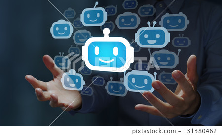 Composite AI and AI Orchestration. Multi-agent AI systems. Multiple artificial intelligence robots and agents. Composite AI and AI Orchestration. Multi-agent AI systems. Multiple artificial intelligence robots and agents. 131380462