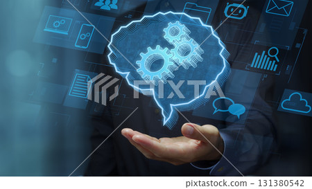 AI integration. Business operations and system optimization. Intelligent process automation. 131380542