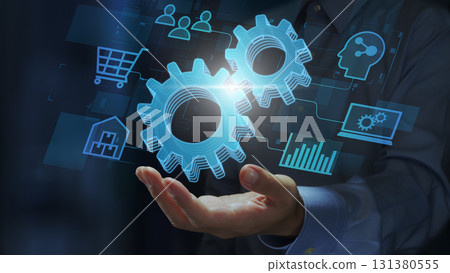 Application integration and API integration. Real-time data integration. 131380555