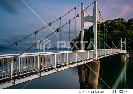 湯之小島、觀月橋、黎明【熊本縣水俁市】 131380674