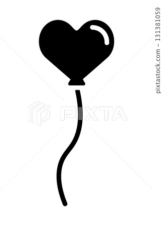 心型氣球插圖 131381059