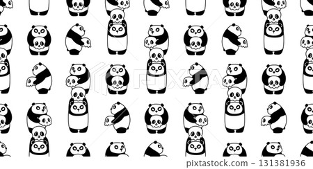 panda bear seamless pattern halloween skull bone polar bear cartoon vector doodle teddy scarf isolated gift wrapping paper tile background repeat wallpaper illustration design panda bear seamless pattern halloween skull bone polar bear cartoon vector doodle teddy scarf isolated gift wrapping paper tile background repeat wallpaper illustration design 131381936
