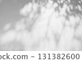 Overlay of abstract tree gobo shadows on a transparent vector background 131382600