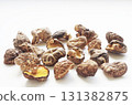 乾香菇，乾貨，漏勺，冬菇，各種形狀，鳥瞰圖 131382875