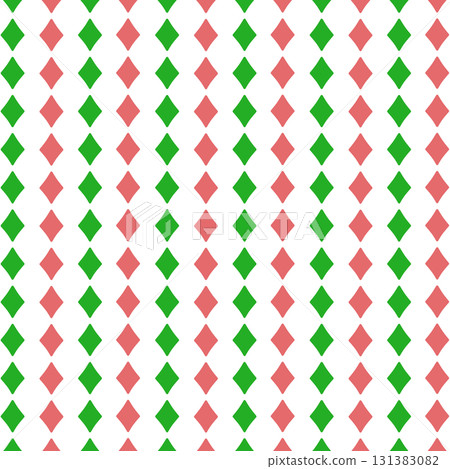 Red and green diamond background material 131383082