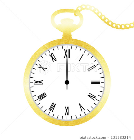 復古金懷錶的插圖 131383214
