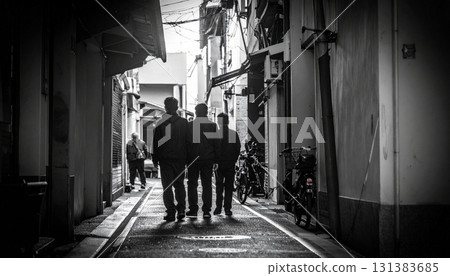 An alley in a dangerous city An alley in a dangerous city 131383685