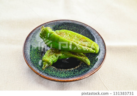 Grilled Manganji peppers Grilled Manganji peppers 131383731