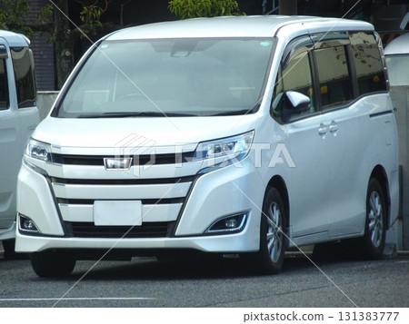 White car (Toyota Noah 3rd generation) White car (Toyota Noah 3rd generation) 131383777