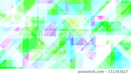 Abstract mosaic background material made up of triangles 131383827