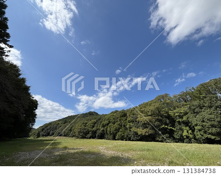 Fresh blue sky and earth Fresh blue sky and earth 131384738