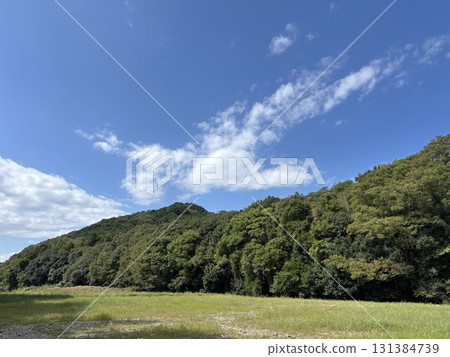 Fresh blue sky and earth 131384739