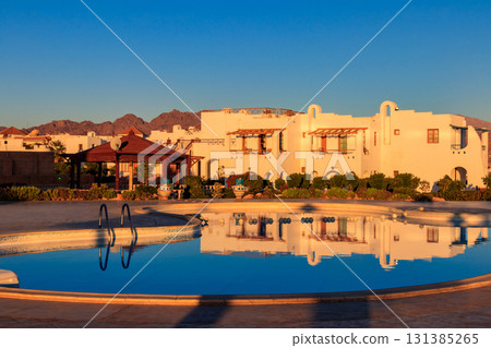 Swimming pool at hotel in Sharm el Sheikh, Egypt Swimming pool at hotel in Sharm el Sheikh, Egypt 131385265