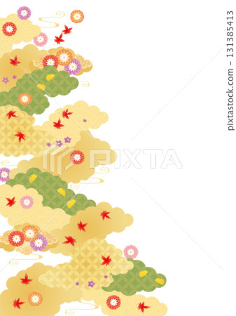 Autumn background 2025 (autumn leaves, etc.) vertical 6-1 vector Autumn background 2025 (autumn leaves, etc.) vertical 6-1 vector 131385413