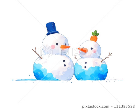 Snowman's illustration 131385558
